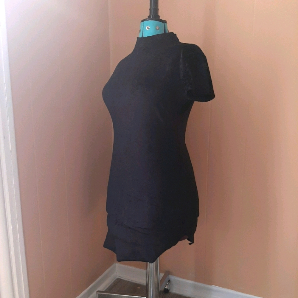 Black Velvet Bodycon dress